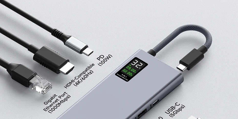 Hagibis-9-in-1-Typ-C-Dockingstation-mit-LCD-Display-Multiport-Hubs-Adapter-mit-USB30-USB20-USB-C-PD1-2015179-7